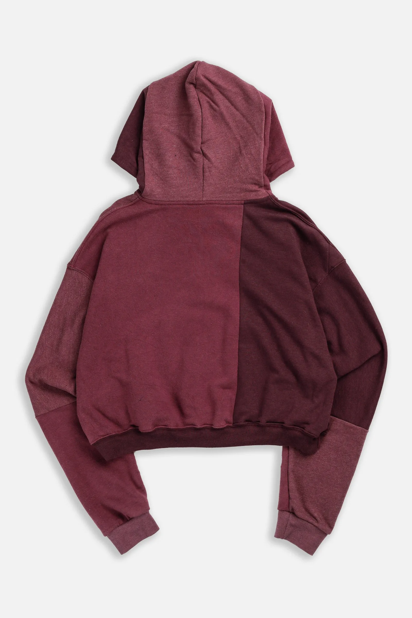 Rework Adidas Crop Zip Hoodie - S