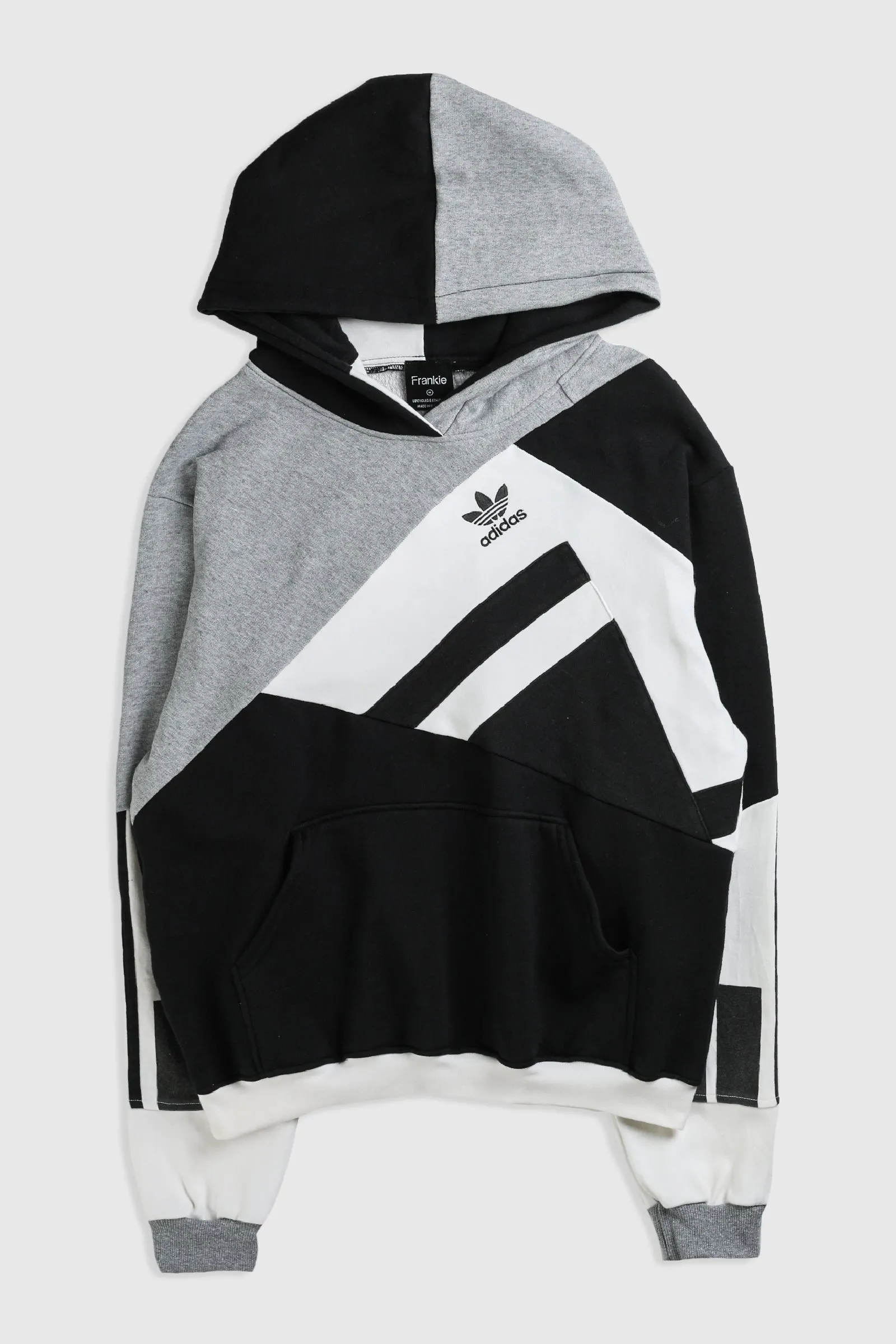 Rework Adidas Patchwork Sweatshirt - M