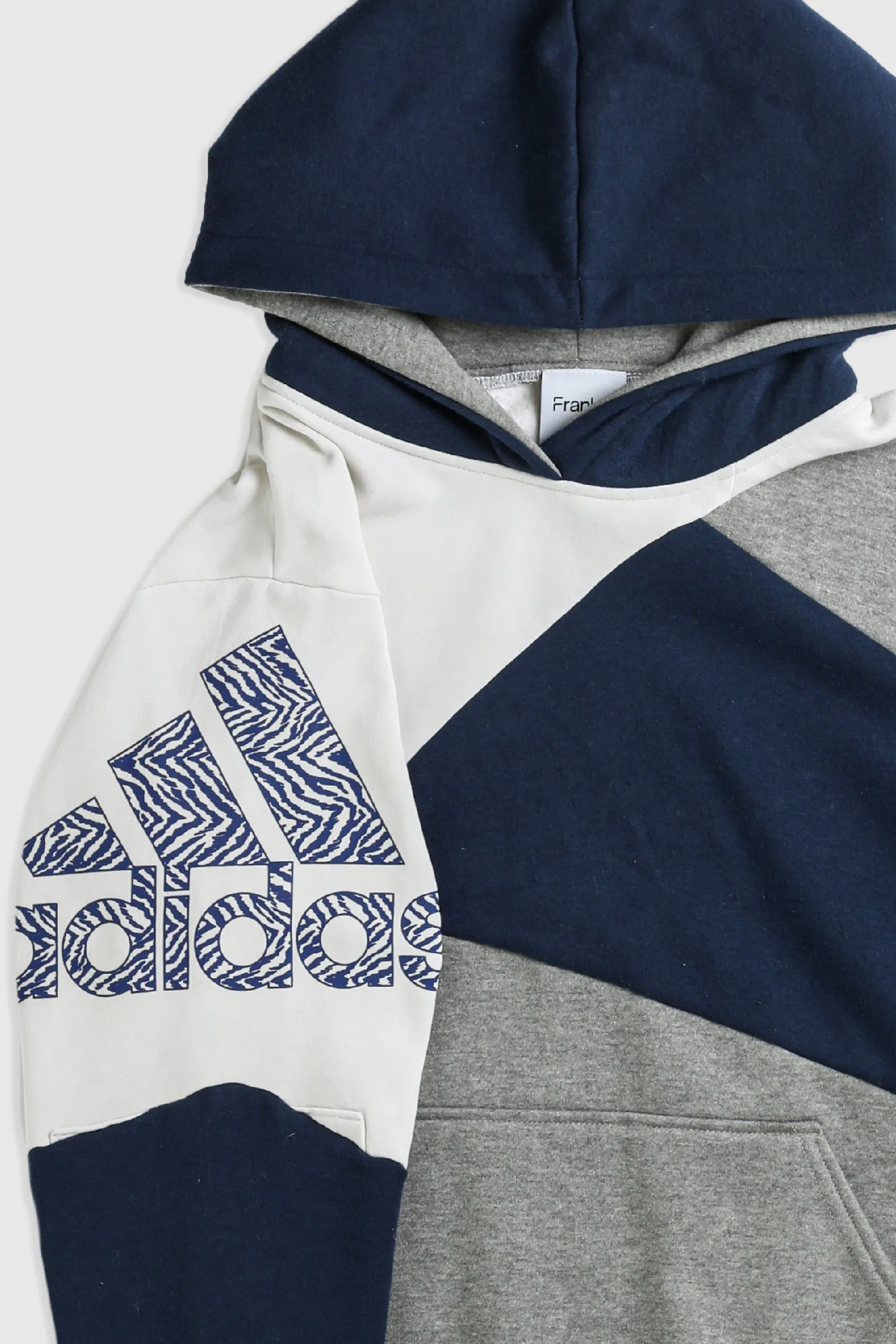 Rework Adidas Patchwork Sweatshirt - XS