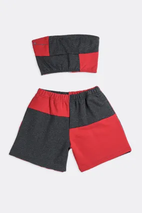 Rework Champion Patchwork Sweatshorts Set - M