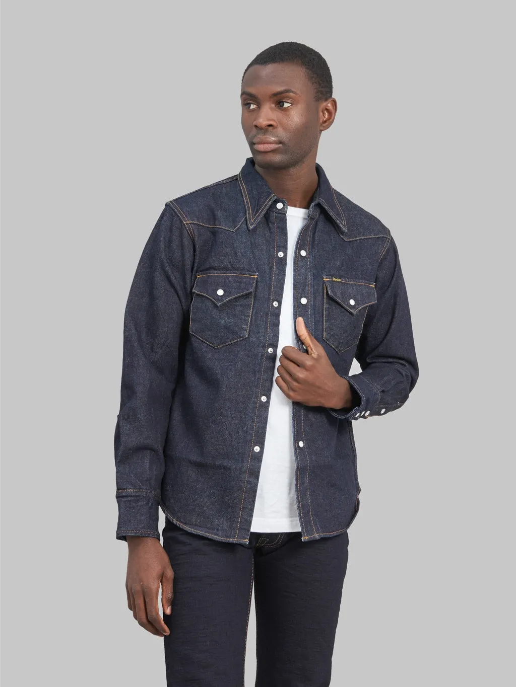 Studio D'Artisan D5571 14oz Denim Western Shirt