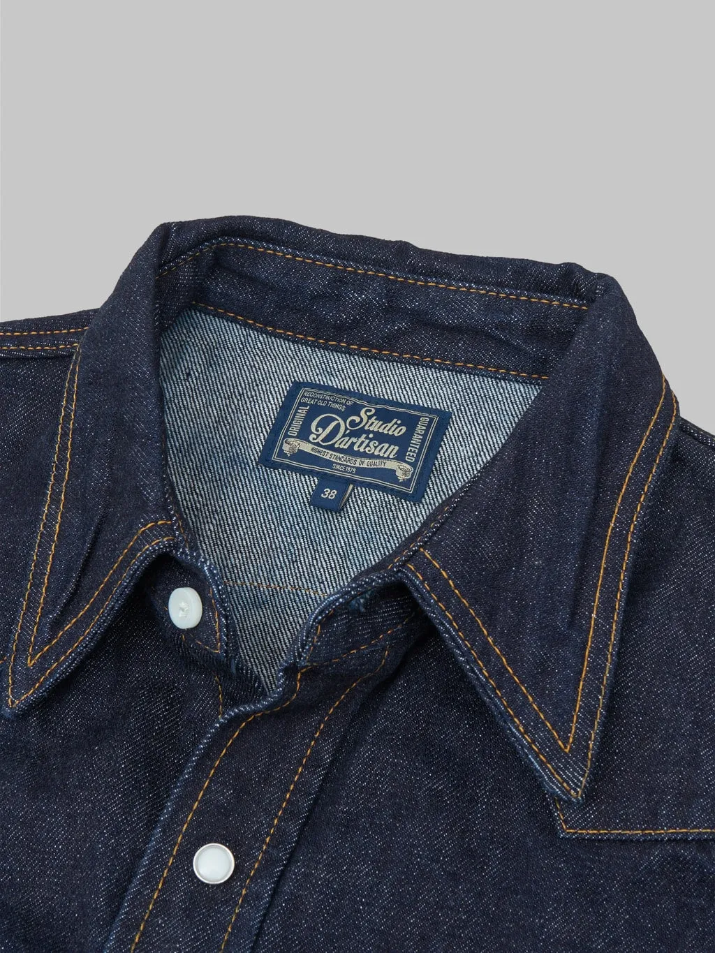 Studio D'Artisan D5571 14oz Denim Western Shirt