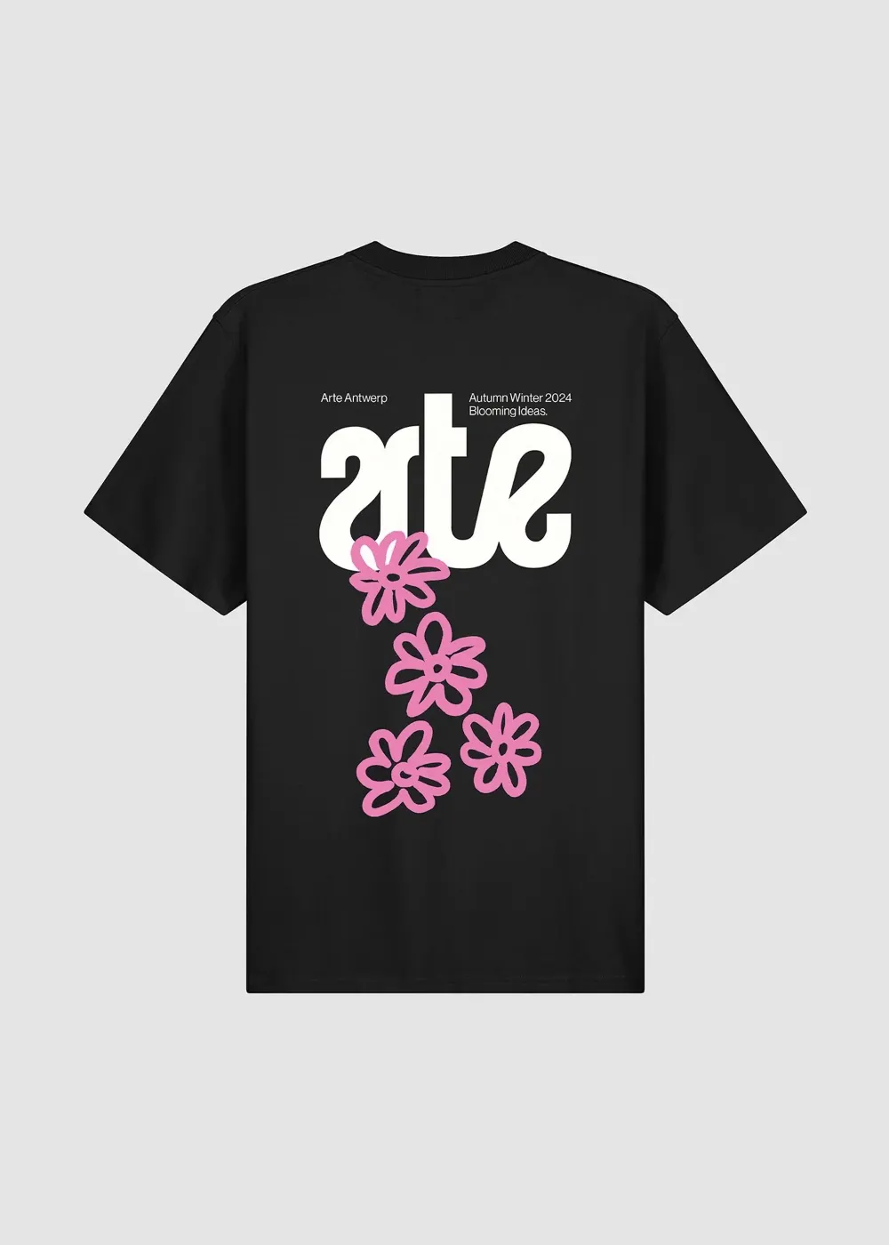 T-shirt Arte Flowers Back