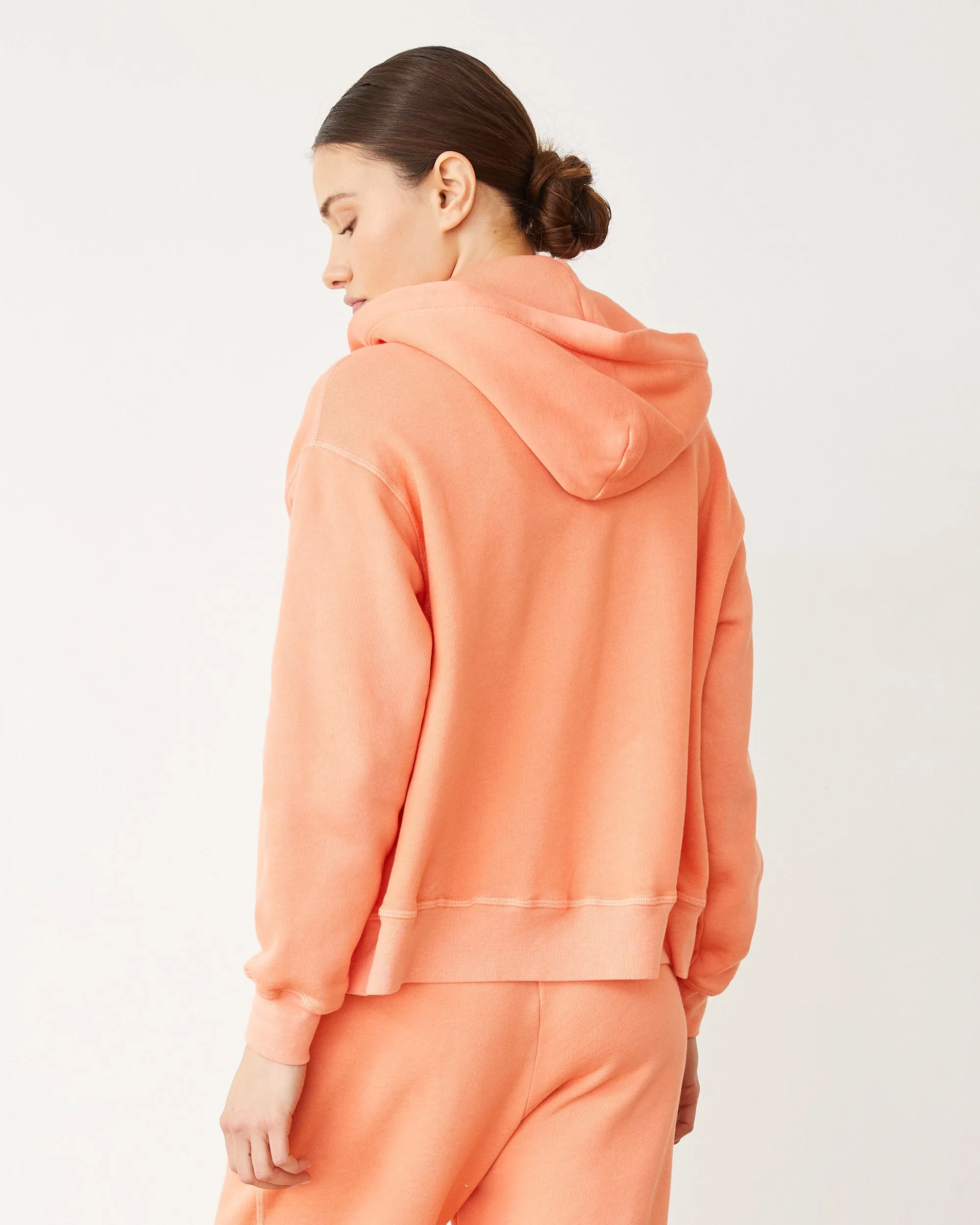 Teddy Fleece Relaxed Zip Up Hoody