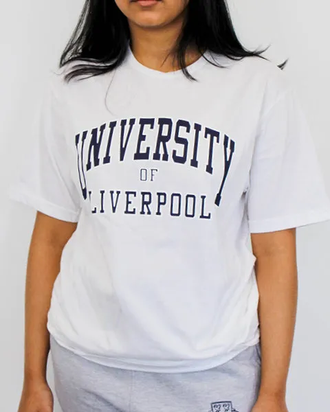 University of Liverpool American Letters Tees