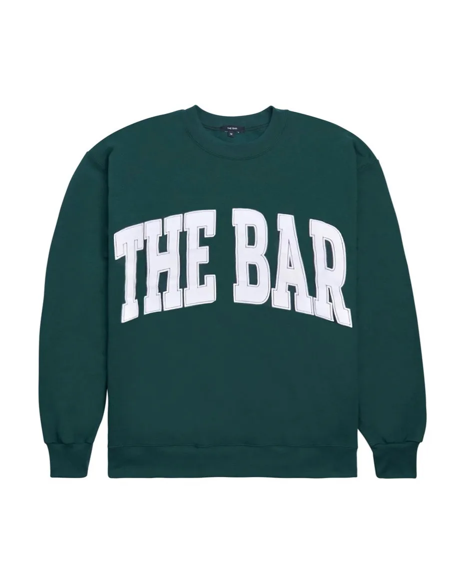 VARSITY SWEATSHIRT HUNTER GREEN