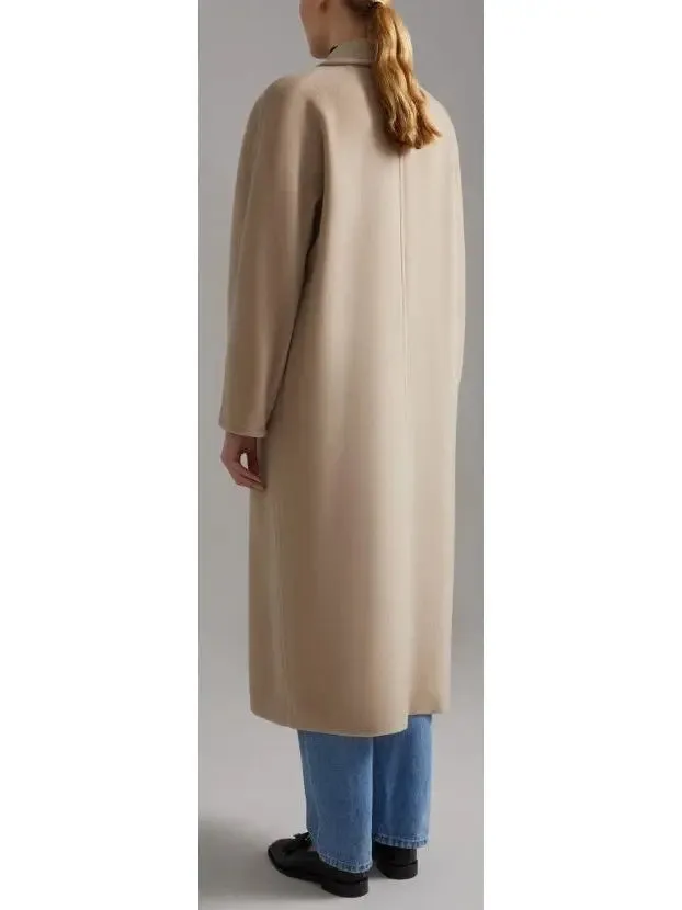 Women’s Double-Breasted Wool and Cashmere-blend Icon Coat, Sand